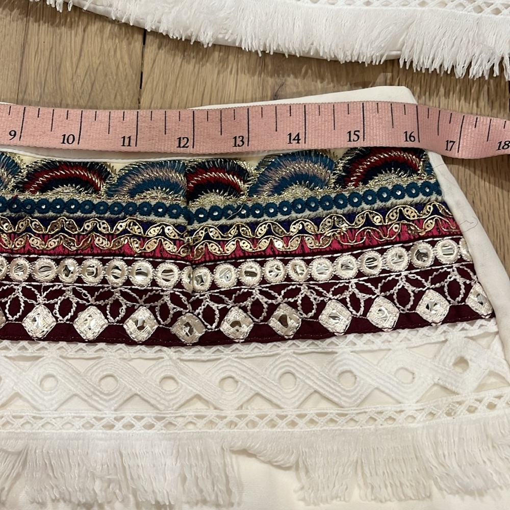 Blithe LA White Two-Piece Embroidered Set - Picture 6 of 8